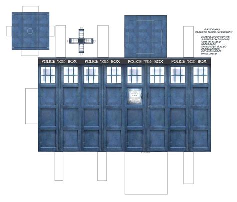 Doctor Who Tardis Papercraft By Jailboticus On Deviantart Doctor Who