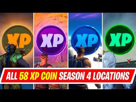 All Xp Coin Locations In Fortnite Chapter 2 Season 4 Week 1 6 Gold