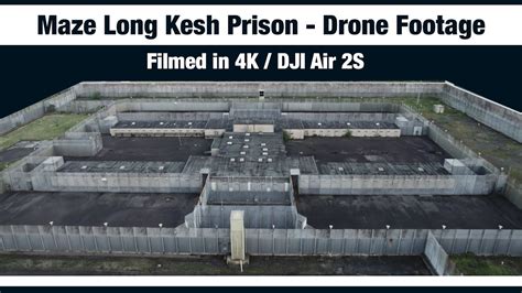 Hm Prison Maze Long Kesh H Block Drone Aerial Footage Dji Air 2s 4k