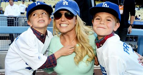 In july 2004, britney spears became engaged to dancer kevin federline, three months after the pair met. Britney Spears' Sons Are Growing Up And Are Bigger Than ...