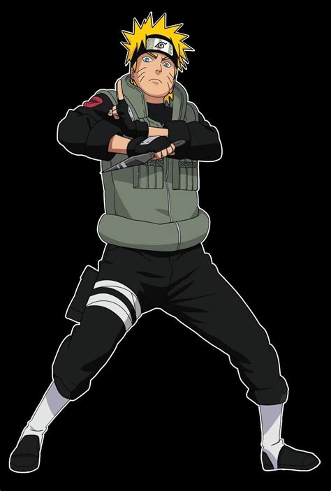 Naruto Jounin By Yarite He Looks Awesome In This Uniform Okay Let S Be Honest He Is Freaking