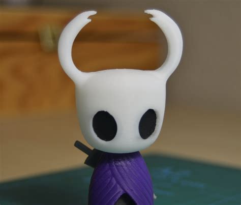 Then print any special background effects and parts of the monster above it. 3D Printed Hollow Knight Mini Fig by robertjperez | Pinshape