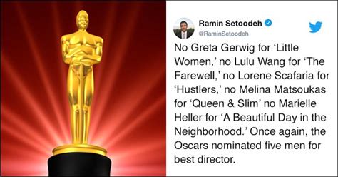 Here are all 38 of the feature film nominees, ranked from worst to best (you can. Tweets For Oscar Nominations 2020