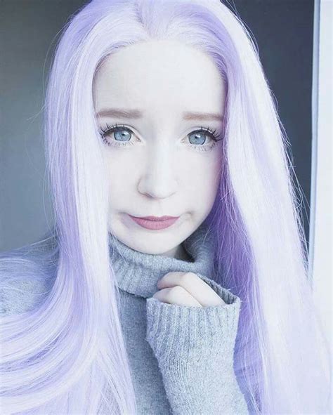 Purple Pastel Long Hair And Kawaii Makeup Hair Makeup Kawaii Makeup