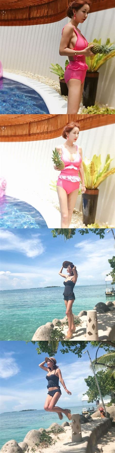 주윤발, 너 이제 가왕석 방 빼! 스포츠서울 - '세 아이 엄마' 슈, 러블리한 핑크+블랙 비키니 자태