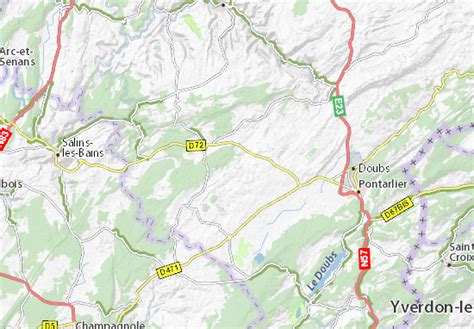 Carte Michelin Chapelle Dhuin Plan Chapelle Dhuin Viamichelin