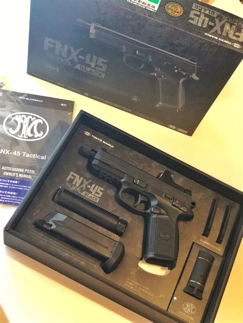 Tokyo Marui Fnx 45 Tactical Black Gbb Pistol Popular Airsoft Welcome