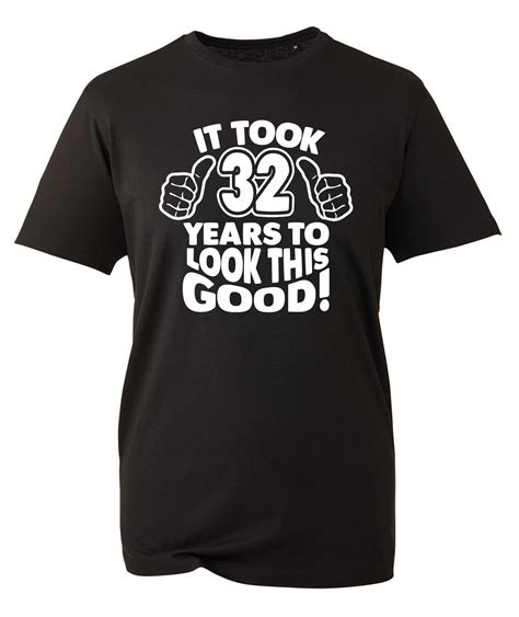 Mens 32nd Birthday Ts 32nd Birthday T Shirt 32nd T It Etsy Uk