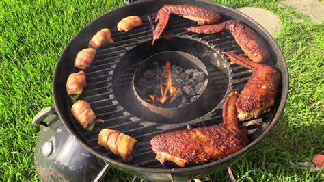 smoked turkey wings bbq vortex weber kettle youtube