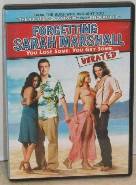 Dvd Forgetting Sarah Marshall Unrated Edition Jason Segel Kristen Bell