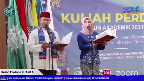 Kuliah Perdana Uhamka Rektor Uhamka Gubernur Dki Jakarta Kepala