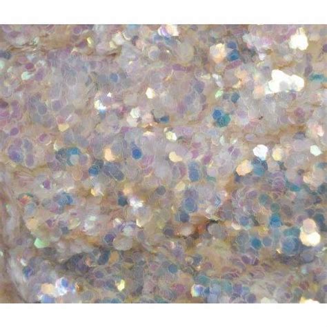 Midas White Iridescent Glitter For Art And Craft And Resn Art For