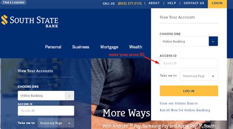 This location does not offer shared branch services. South State Bank Online Banking Login ⋆ Login Bank