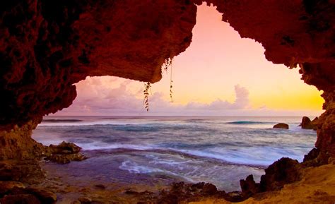 Free Download Hd Wallpaper Secret Cave Kauai Hawaii Gray Cave