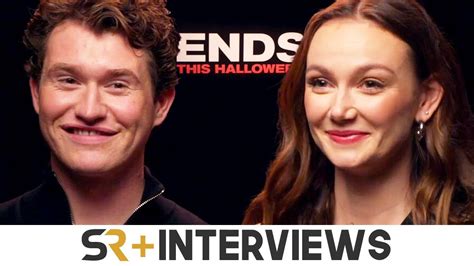 Andi Matichak Rohan Campbell Interview Halloween Ends YouTube