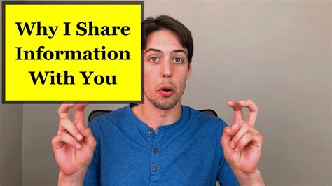 Information Sharing and Pivotal Moments in Life - YouTube