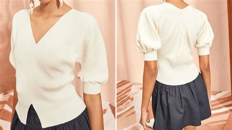 This Affordable Puff Sleeve Sweater Has The Chicest Cut Us Weekly