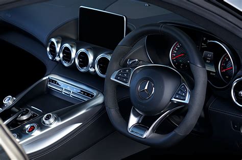 Close Up Photo Of Black Mercedes Benz Interior · Free Stock Photo