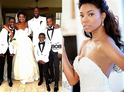 The bride wore a custom dennis basso wedding dress from kleinfeld bridal. Jungle Inkk: Love is in the Air: Gabby & D. Wade, Angie ...