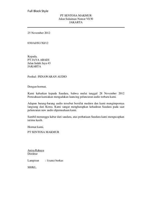 Contoh Surat Formal Dalam Bahasa Inggris Beserta Strukturnya » Daily