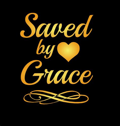 Saved By Grace Svg Png Christian Cricut Cutting Files Bible Etsy