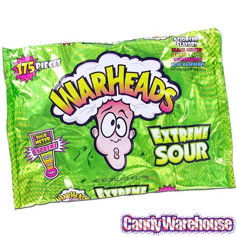 Maybe you would like to learn more about one of these? WarHeads Extreme Sour Candy Packs: 175-Piece Bag | Sour ...