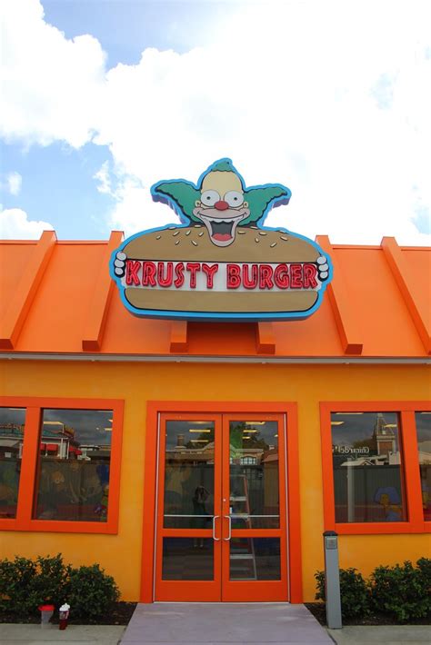 It was very good but my burger was too raw.. The Simpsons Springfield Fast Food Boulevard at Universal ...