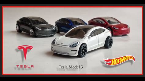 Tesla Model 3 🌐🔋hot Wheels 🔥 Youtube