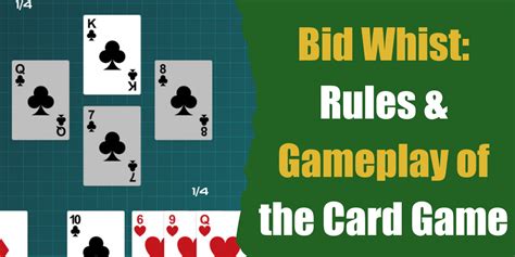 Bid Whist Rules And Gameplay Of The Card Game Bar Games 101