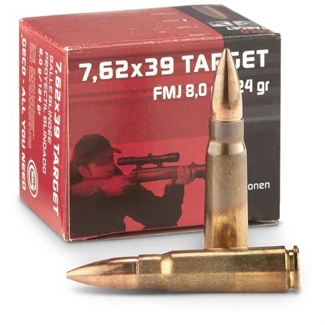 Geco 762x39mm Fmj 124 Grain 500 Rounds 651379 762x39mm Ammo At