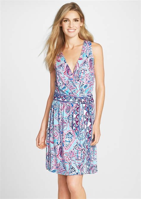 Lilly Pulitzer Lilly Pulitzer® Bellina Print Jersey Wrap Dress