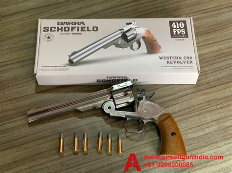 Barra Airguns Schofield No 3 Revolver 177 Co2 Full Metal Air