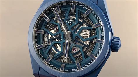 Zenith Defy Classic Blue Ceramic 49900367051r793 Zenith Watch