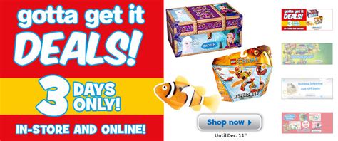 Maybe you would like to learn more about one of these? Toys R Us Canada Offers: Gotta Get it Deals for 3 Days ...