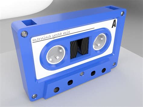 3D Retro Micro-Cassette Audio Tape | CGTrader