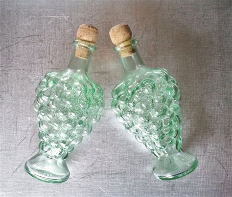 Check spelling or type a new query. Vintage Italian Wine Bottle Green Glass Grape Cluster ...