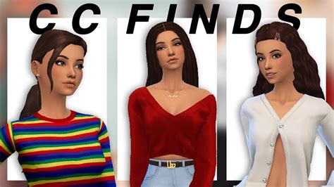 Cc Finds 👗 Los Sims 4 Contenido Personalizado Haul Youtube