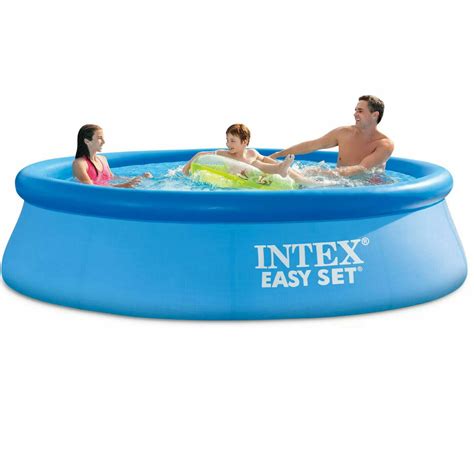 New Intex 8 X 24 Easy Round Inflatable Grelly Usa