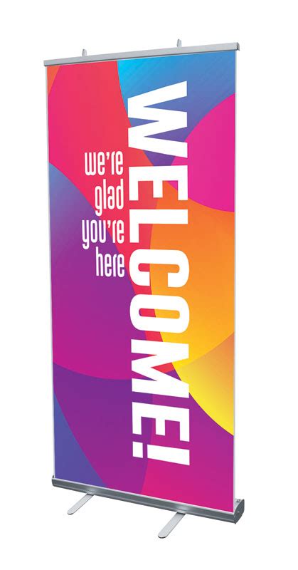Curved Colors Welcome Banner Church Banners Outreach Marketing