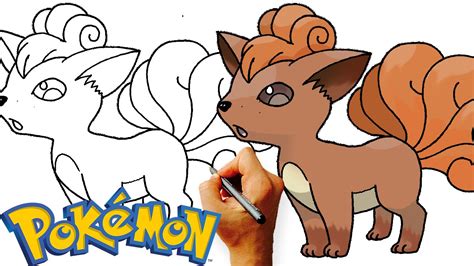 How To Draw Vulpix From Pokemon Step By Step Art Lesson Facedrawer