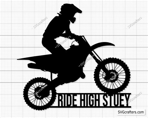 Custom Us Motocross Svg Motorcycle Svg Dirt Bike Svg Racing Etsy