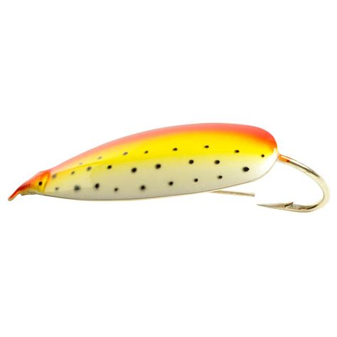 1/4oz johnson silver minnow (gold color) leader: Johnson Silver Minnow Spoon Bait - 428310, Crank Baits at ...