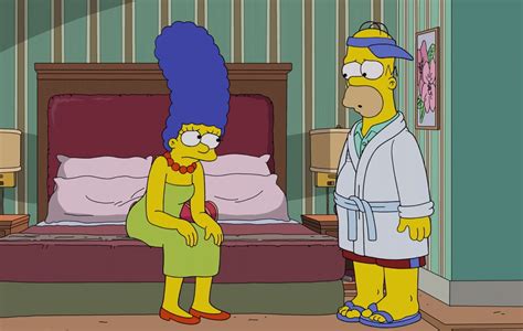 Simpsons Coronavirus Homer And Marge Self Isolate In A Recent Episode