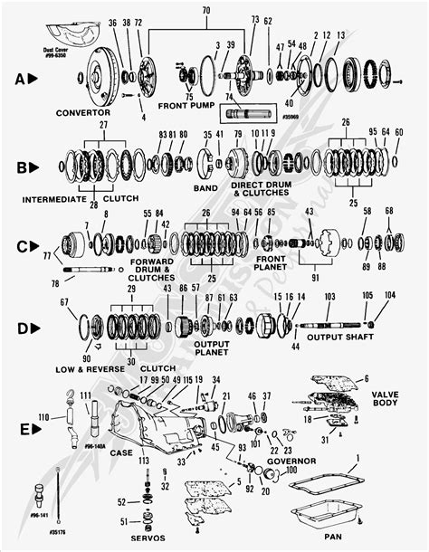 Turbo 350 Parts Diagram