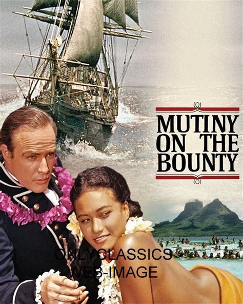 Mutiny On The Bounty X Movie Photo Marlon Brando Wife Tarita