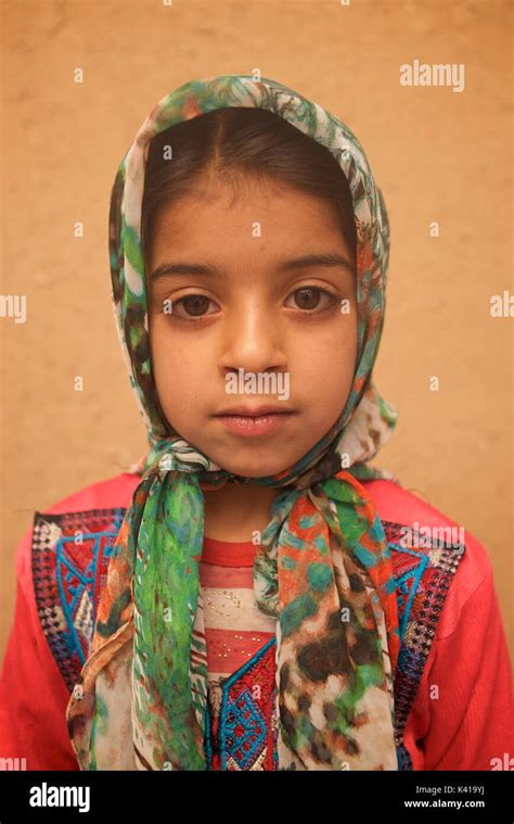 Portrait Of An Iranian Girl Yazd Iran Stock Photo Alamy
