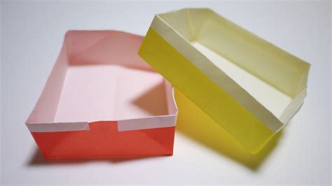 大きな箱の折り方 How To Make An Origami Large Box 折り紙 おりがみ Origami Youtube