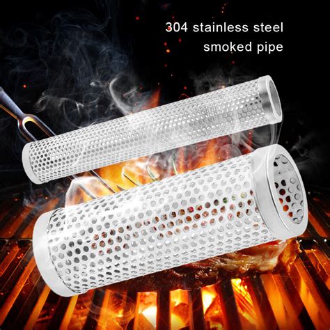 612inch Stainless Steel Bbq Smoker Filter Tube Wood Pellet Grill Smoke Pipe Ebay