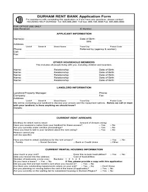 A professional banker staff of the bank can also give you more details about the application. living with your landlord ontario - Edit & Fill Out ...