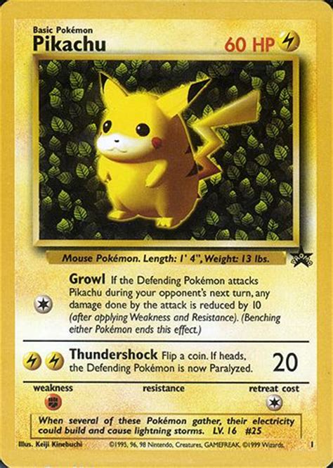 Maybe you would like to learn more about one of these? Pikachu 1 Non-Holo Promo - 1999 Pokemon League - Pokemon Singles » Pokemon English Promos ...